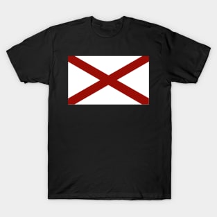 Flag - Alabama wo Txt T-Shirt